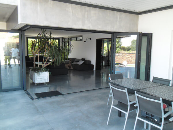 baie vitrée posé par OPAC