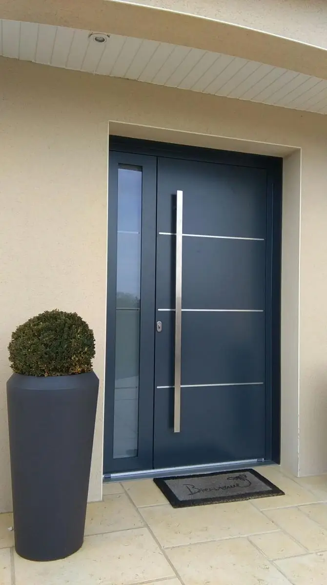 Porte-fenêtre ouvrant sur le jardin